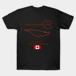 Canadian Grand Prix, Montreal, Circuit Gilles Villeneuve, F1 T-Shirt